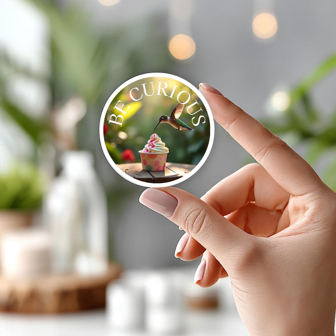 Bird Sticker, Floral Bird Sticker, Nature Sticker, Wildlife Sticker ...