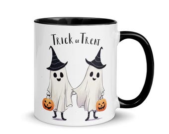 cute ghost mug, Halloween ghost mug, spooky ghost mug, ghost coffee mug, funny ghost mug, friendly ghost mug, adorable ghost mug