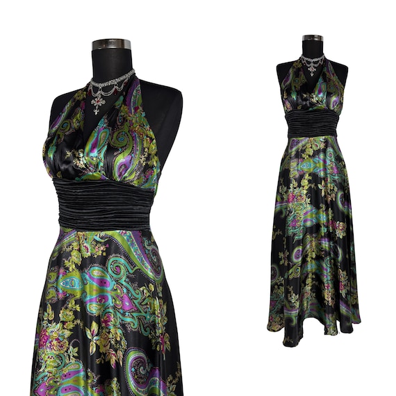 paisley print prom dresses ASOS DESIGN cupped midi prom dress in pink oversized paisley print