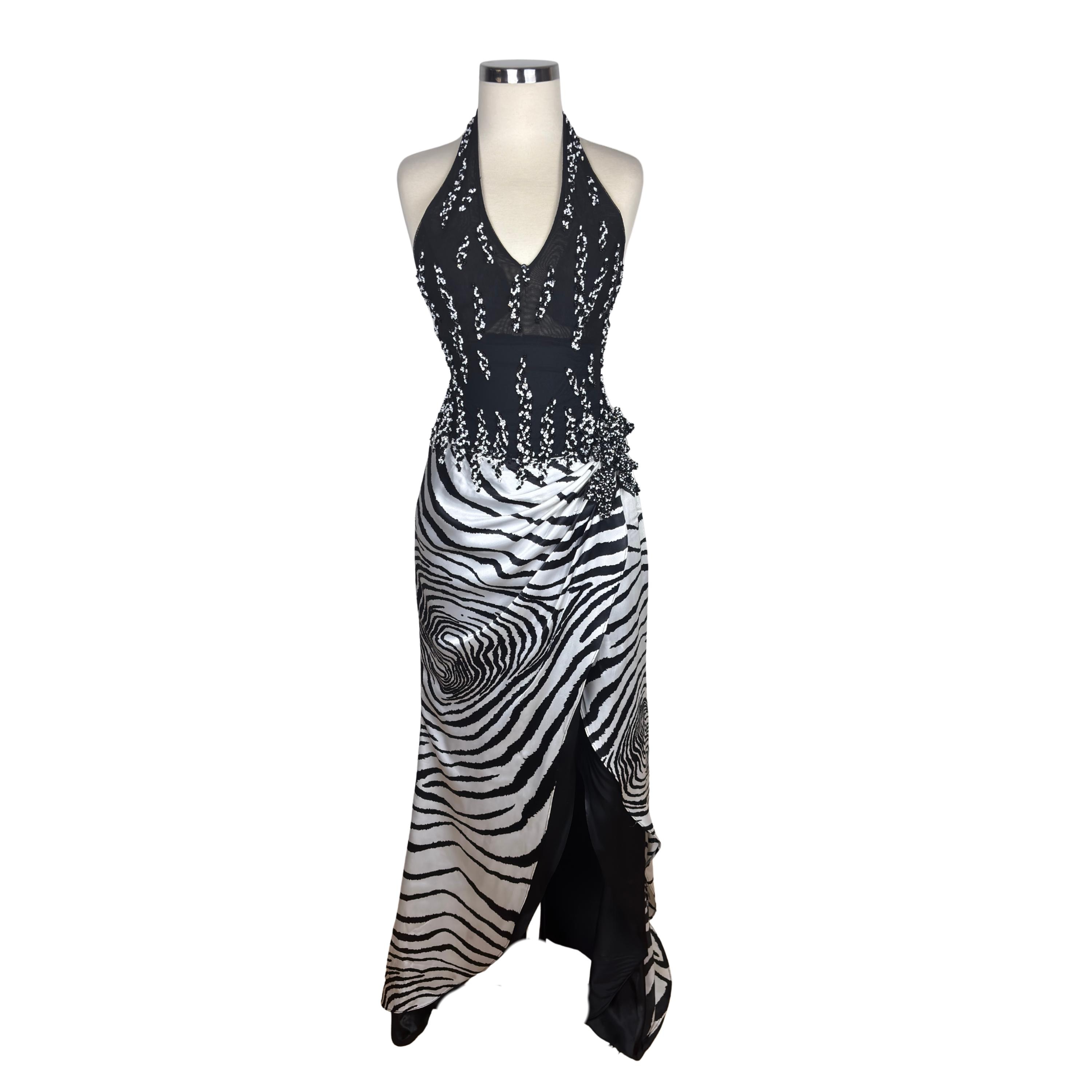 zebra sequin prom dress Prom Dress Style #14588