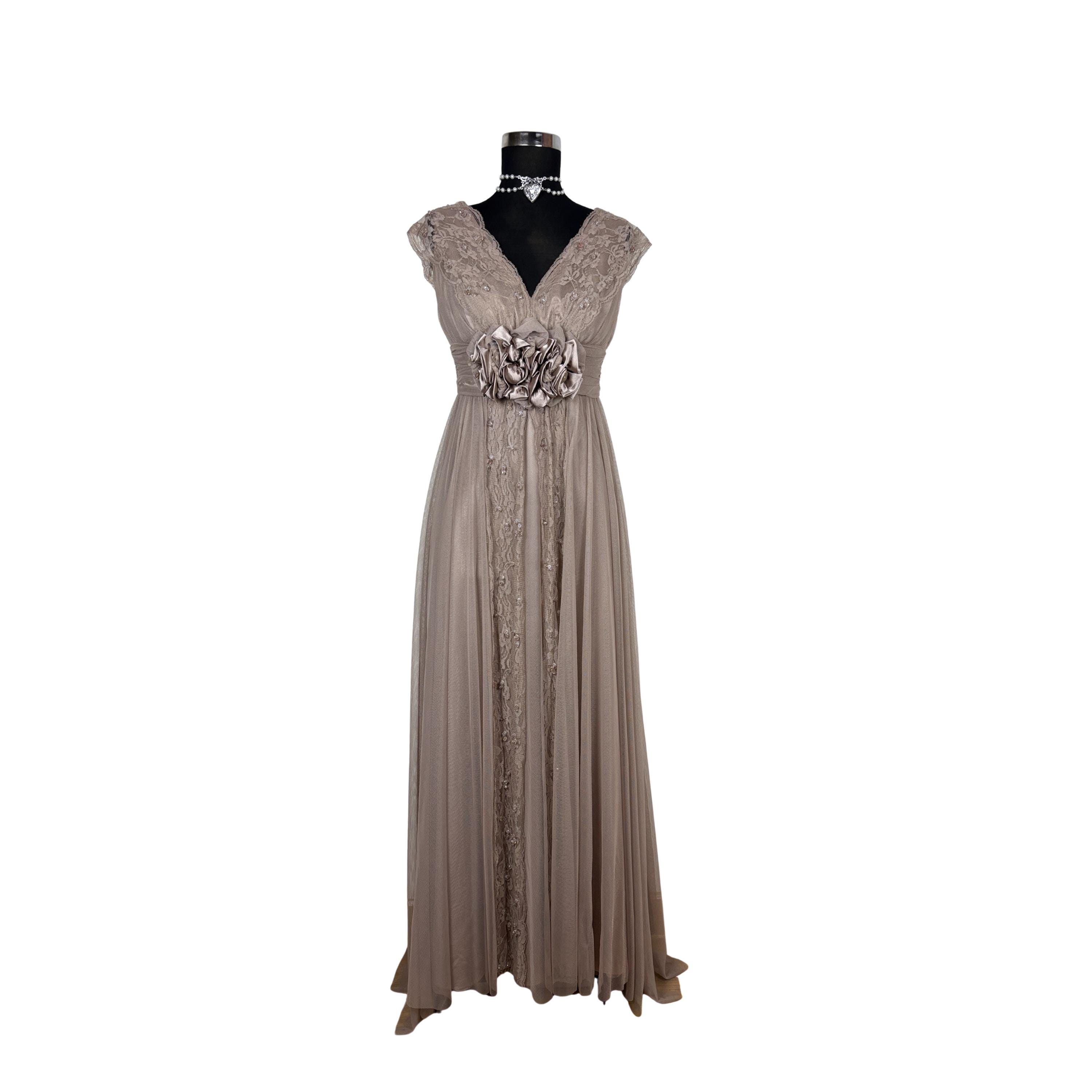 cincinnati bridesmaid dress shops Mismatched Taupe Sexy Side Slit Mermaid Soft Satin Long Bridesmaid Dre