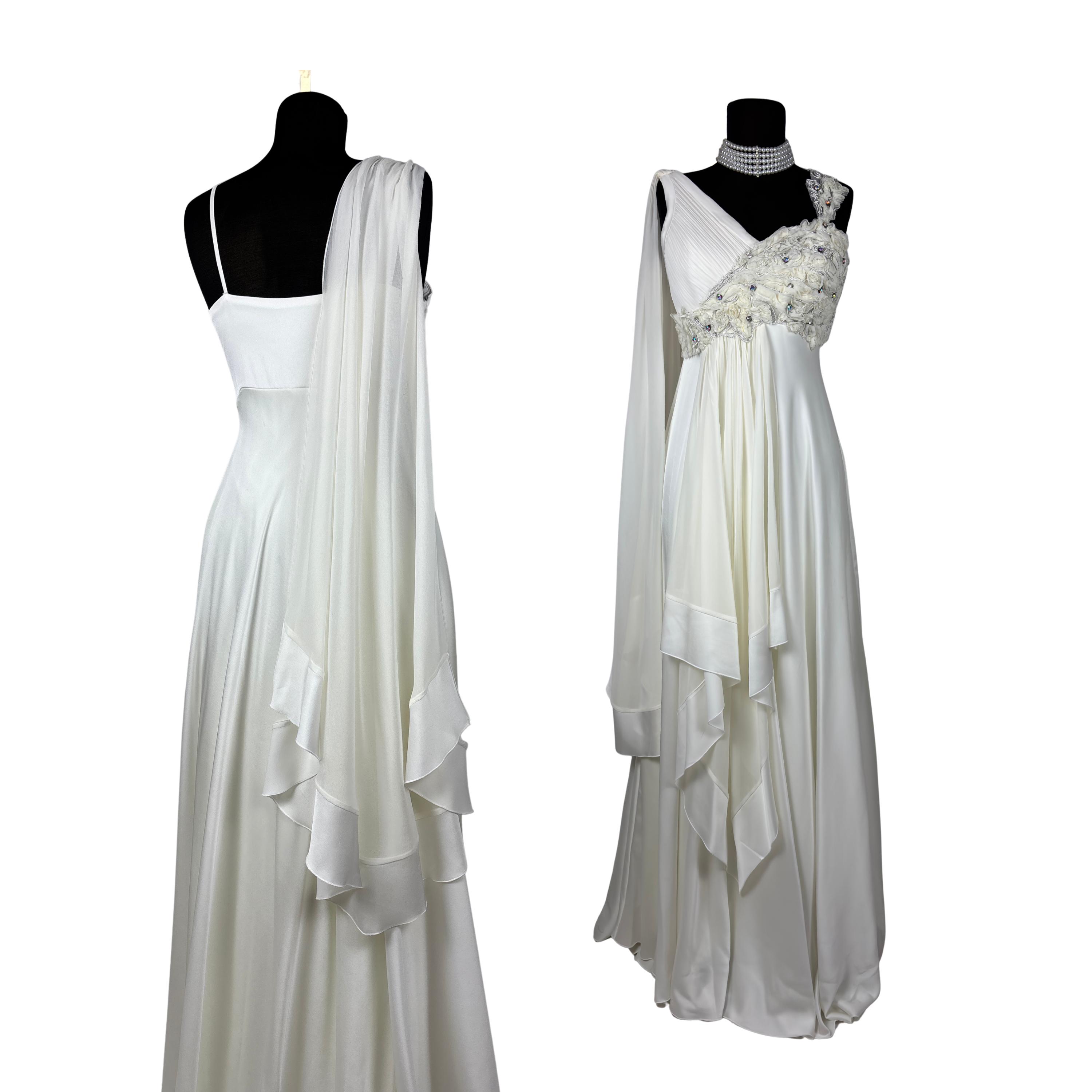 white christmas dresses Oaklyn One Shoulder Maxi Dress