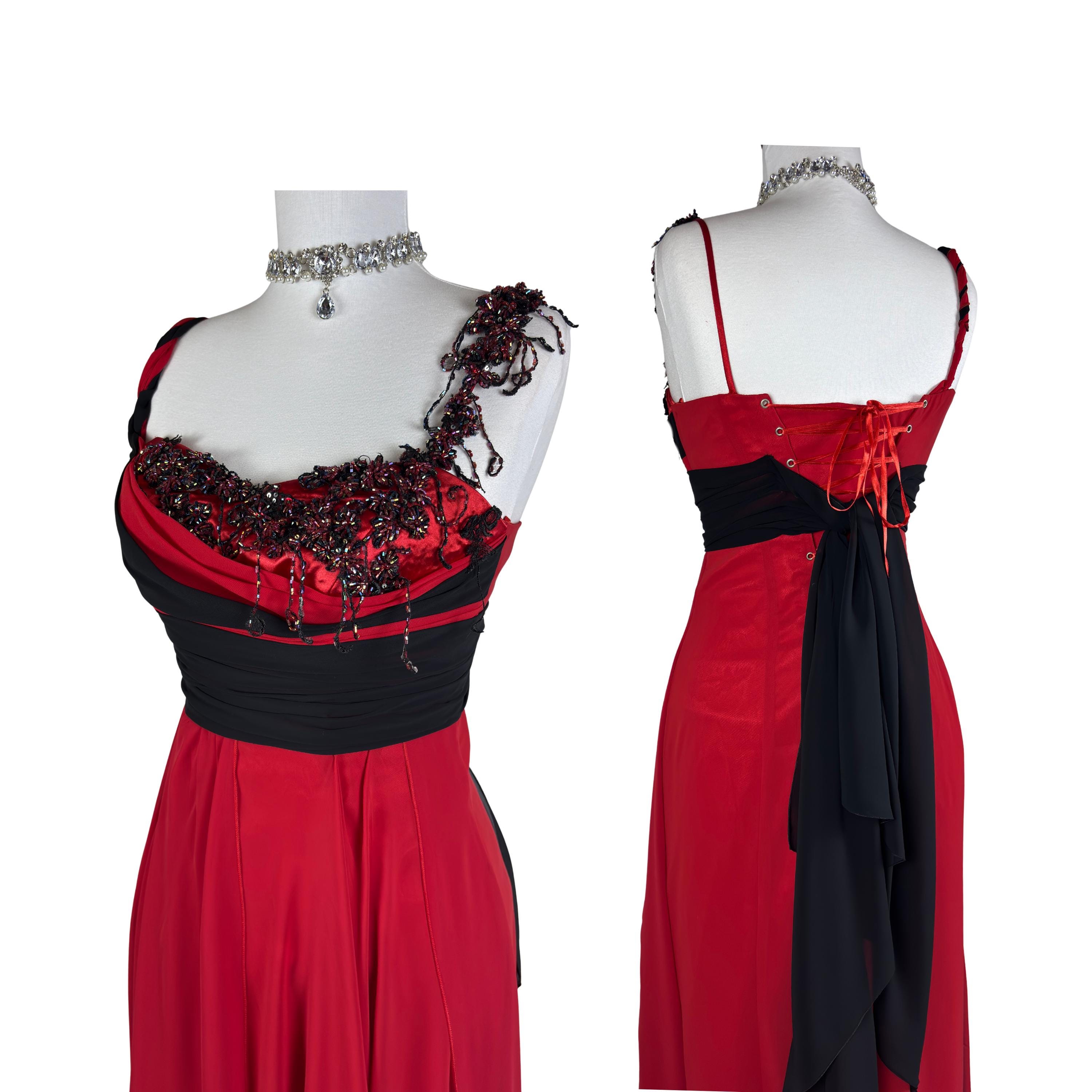 black with red sash bridesmaid dresses BABARONI Sweetheart Neck Short Dress with Black Sash-Terracotta Plus Size, Terracotta / US18 main image 0