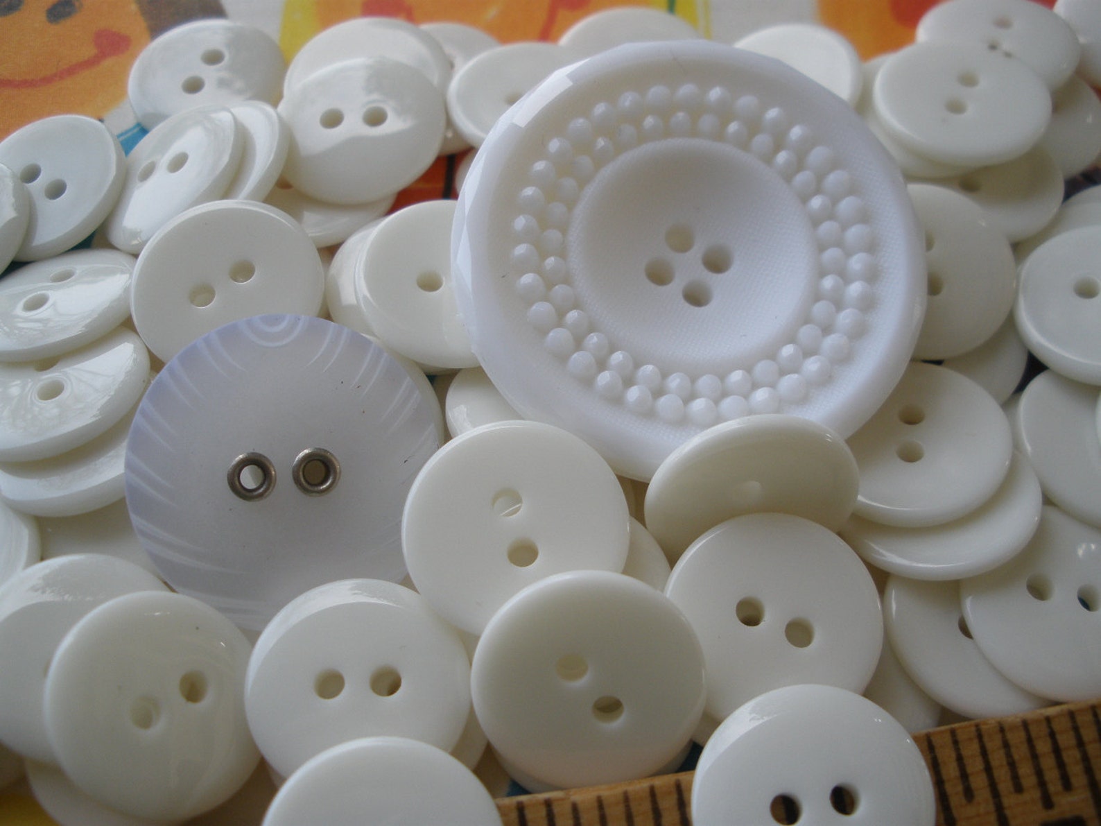 Bulk Buttons 1 Gross 15MM Ivory White Plastic 23L 2hole Sew Etsy