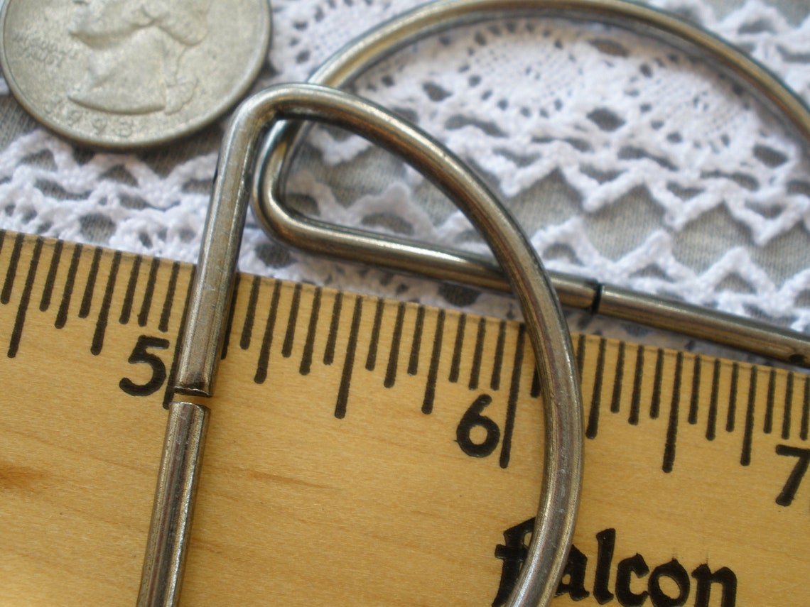 Metal 2 Split D Ring Dring Dee Rings Antique Dull Etsy