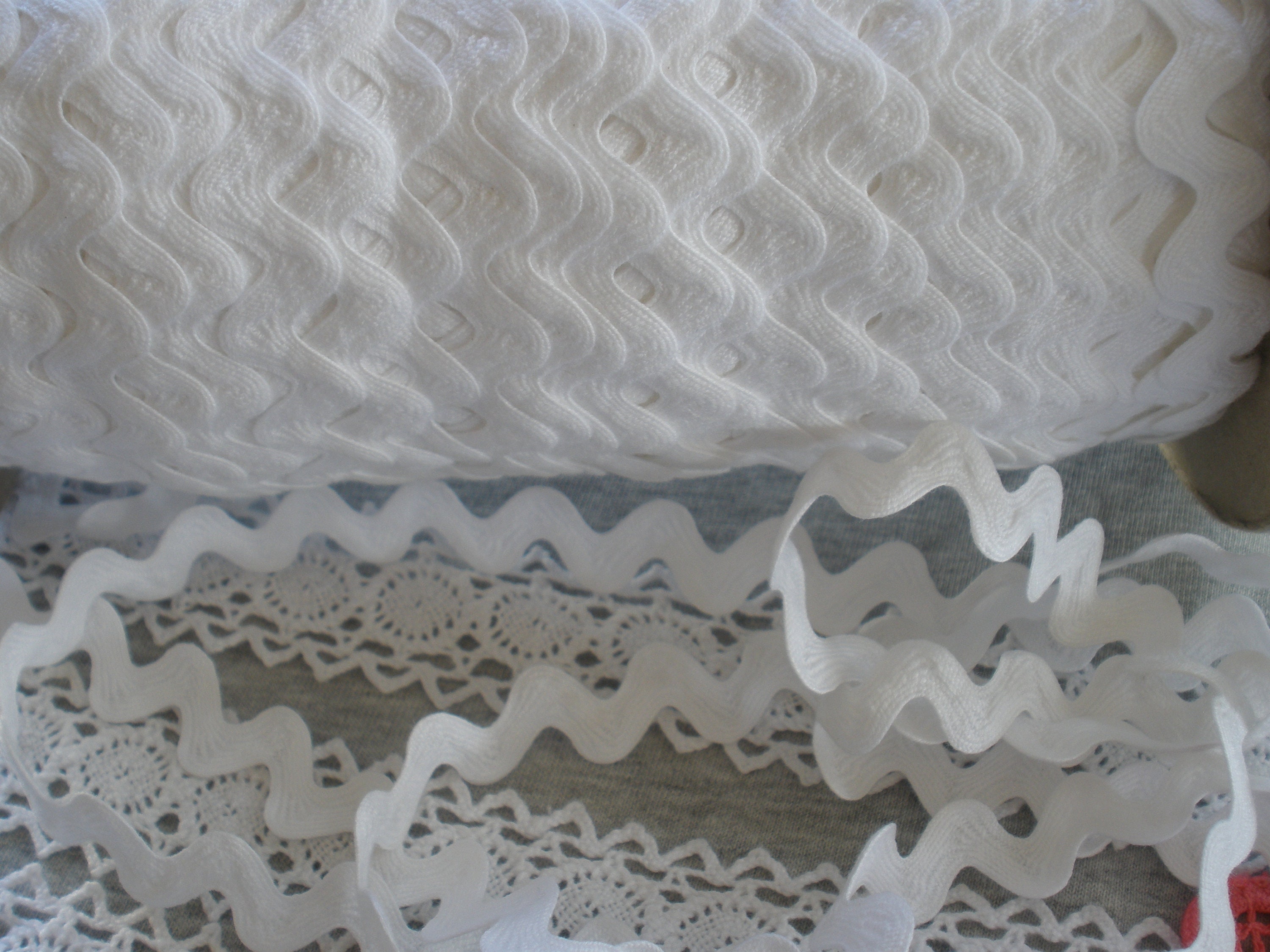 Fab White Cotton Rick Rack Trim Choose Yards 1/2 Ric Rac Etsy