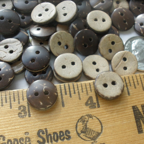 Coconut Shell Button - Etsy