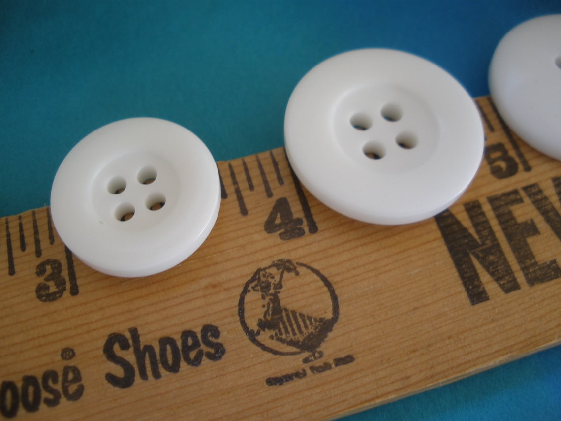 Bulk Matte Chalk White Buttons 21MM 34L suit shirt buttons Etsy