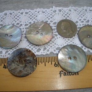 Large Wood Buttons 1 1/8, 3cm, 30mm, Redish Brown Wooden Buttons