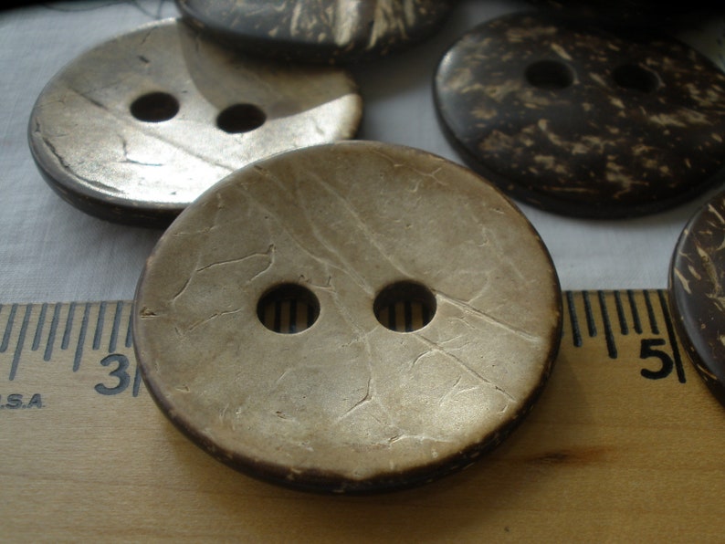 4CM Coconut Shell Buttons Extra Large 40MM 1.5