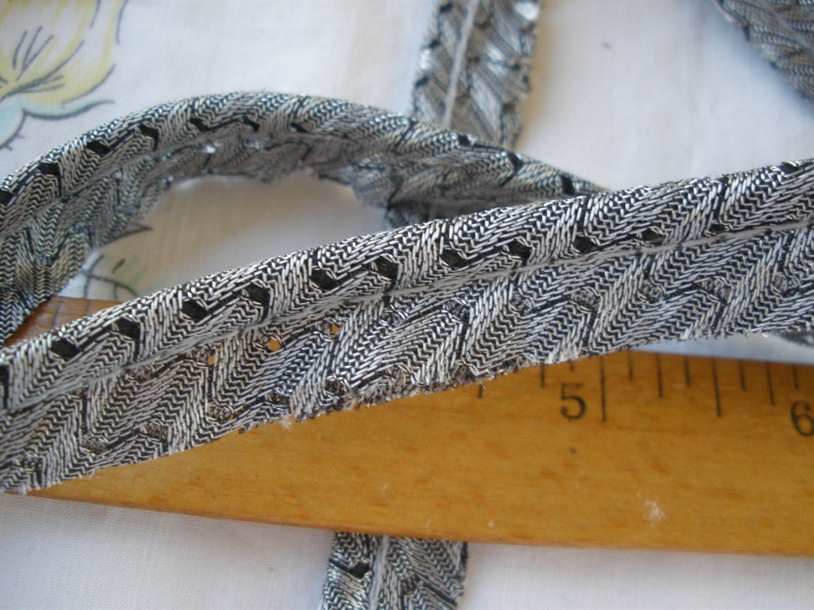 Curves Black & White Cordedge Piping Trim Lip Cord 1/2 Etsy