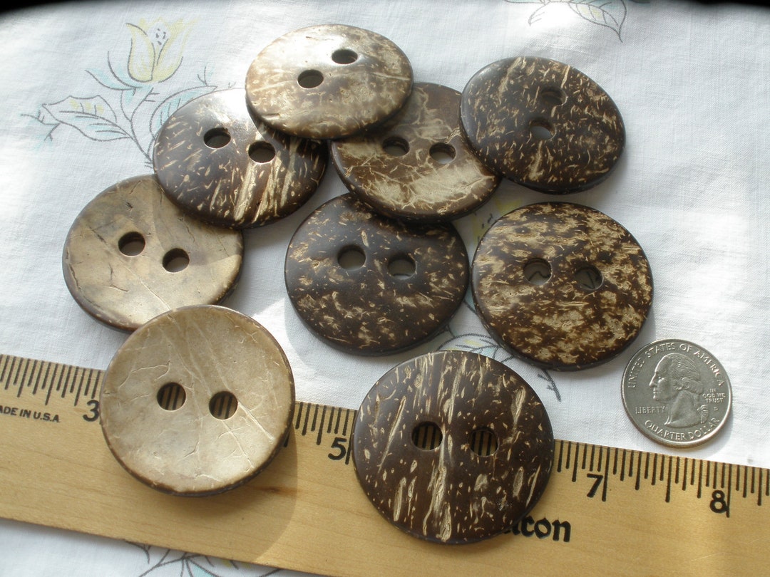 4CM Coconut Shell Buttons Extra Large 40MM 1.5