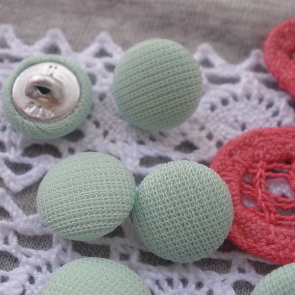Mint Green Buttons Etsy