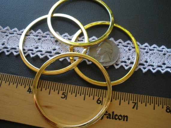 50MM ID 56MM OD Metal Flat O Rings Gold Color Round 2 Opening O-ring Buckle  2 Pieces Purse Strap Macrame Ring Altered Art Supply - Etsy Norway