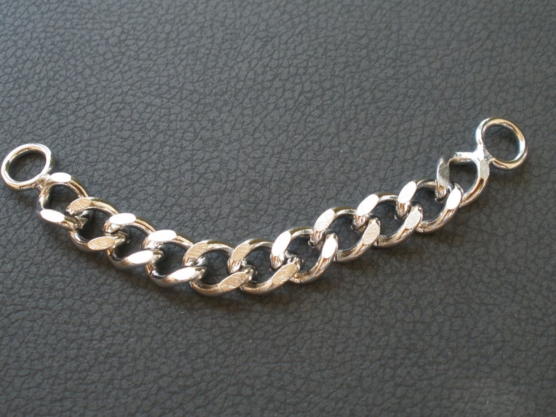 Coat chain hanging loop findings silver or gold color metal Etsy