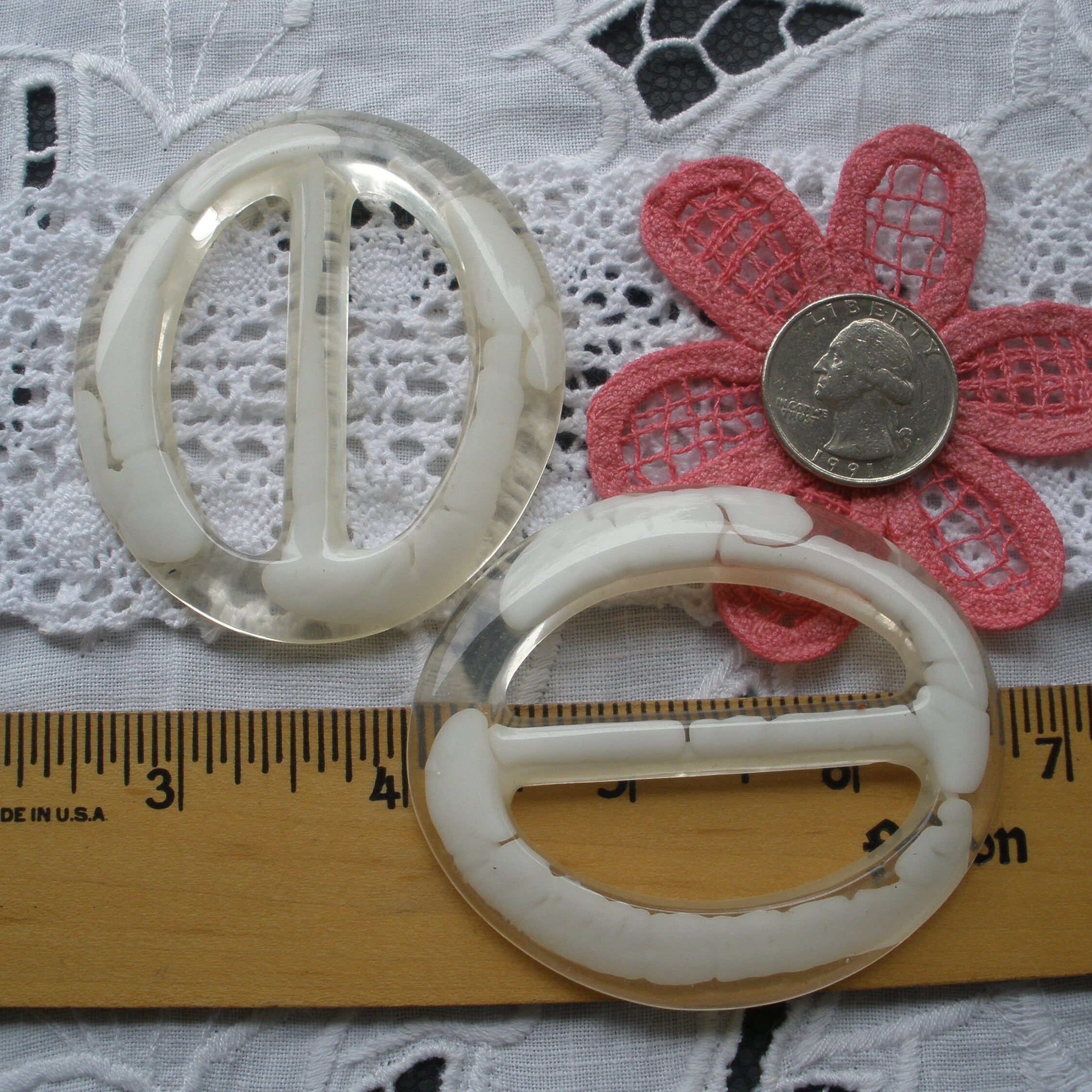 Lucite Belt Buckle - Etsy display picture 2