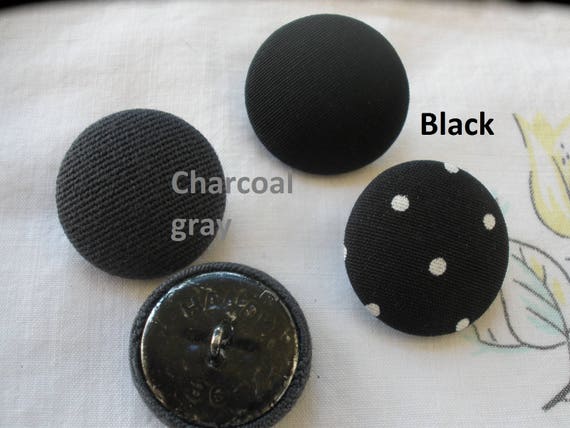 23MM Tufting Buttons Textured Fabric Covered Colors Black Blue Metal Shank Cloth Cover 7 8 36L Craft Sewing Pillows Home Decor Coat Jacket Etsy Canada