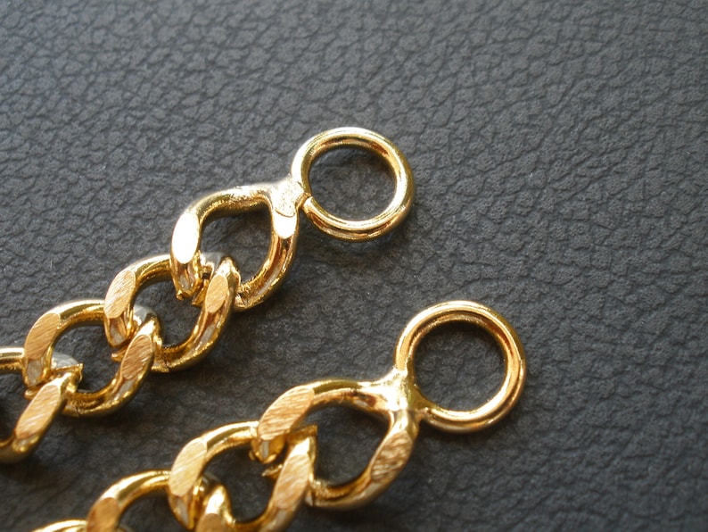 Coat Chain Hanging Loop Findings Silver or Gold Color Metal Etsy