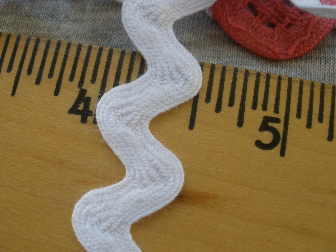 Fab White Cotton Rick Rack Trim Choose Yards 1/2 Ric Rac Etsy