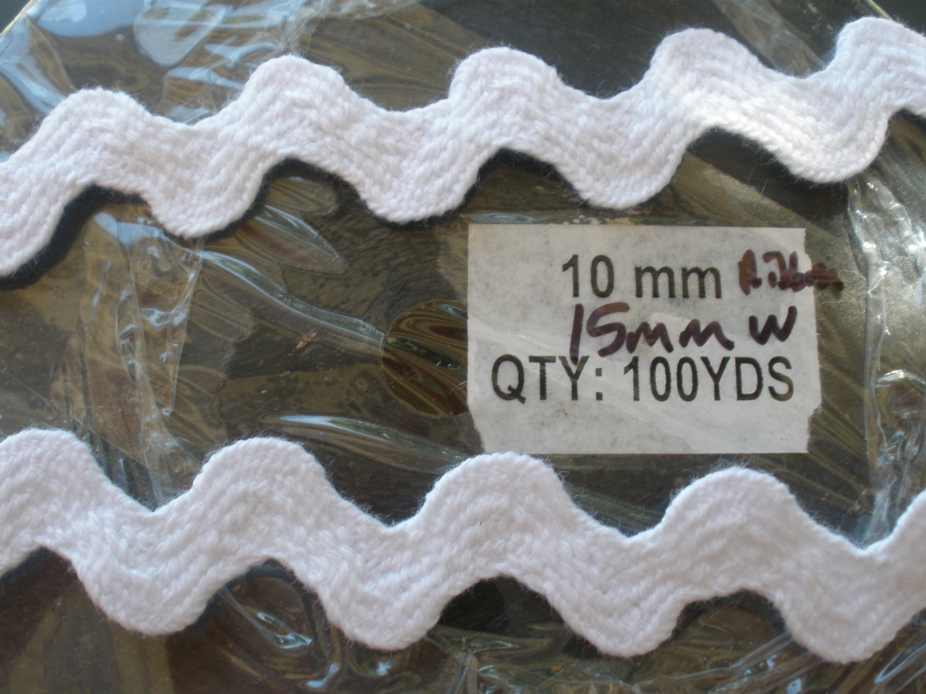 Wholesale White 5/8 Rick Rack 100 yards spool Trim 10mm Etsy