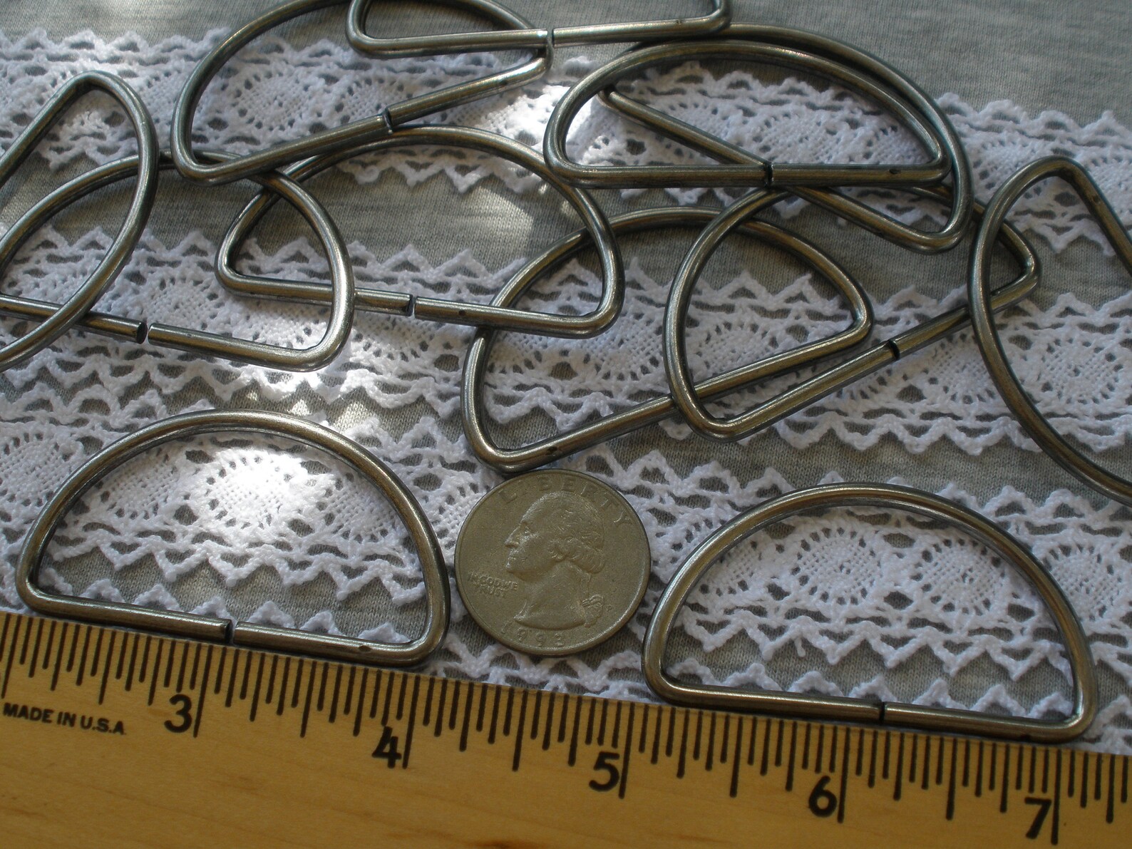 Metal 2 Split D Ring Dring Dee Rings Antique Dull Etsy