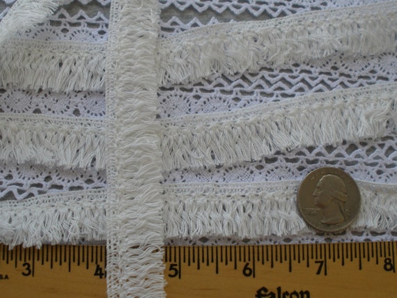 20mm Decorative Cotton Fringe Trim by Yard - Crafting & Sewing Trim