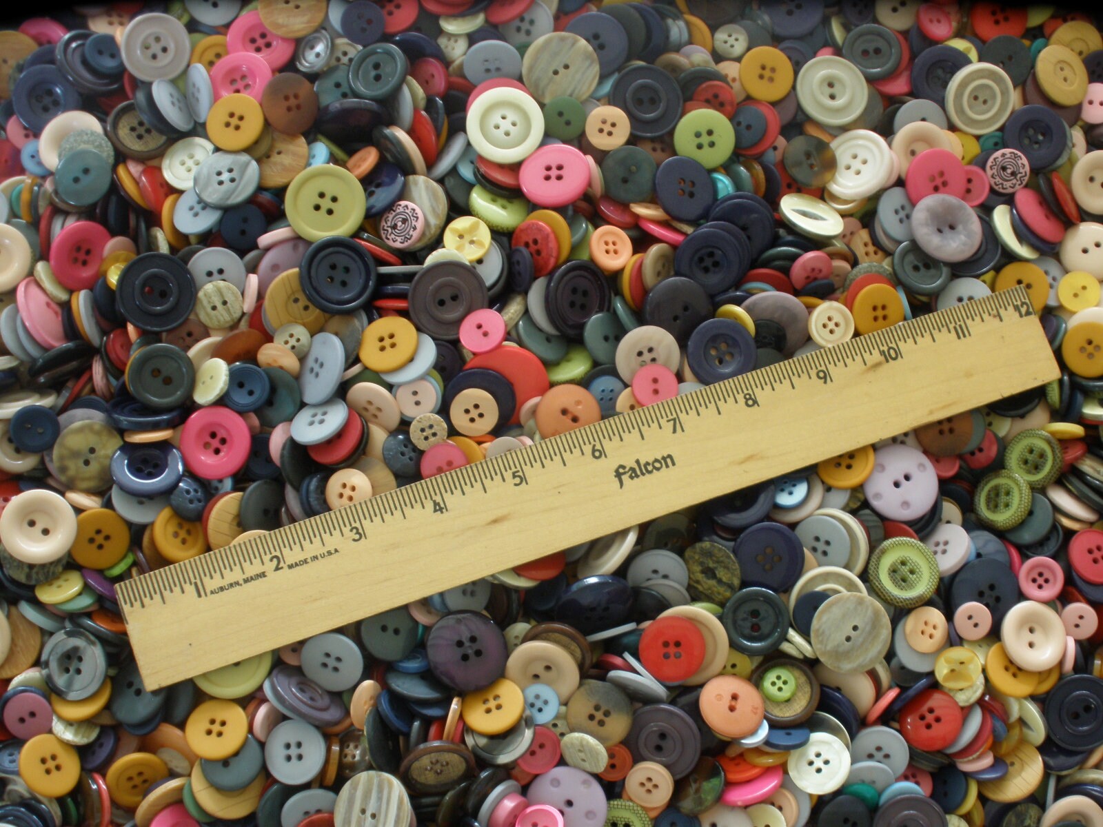2 Gross Lots Colorful Craft Buttons Plastic All Are 2-hole & 4-hole Sew ...