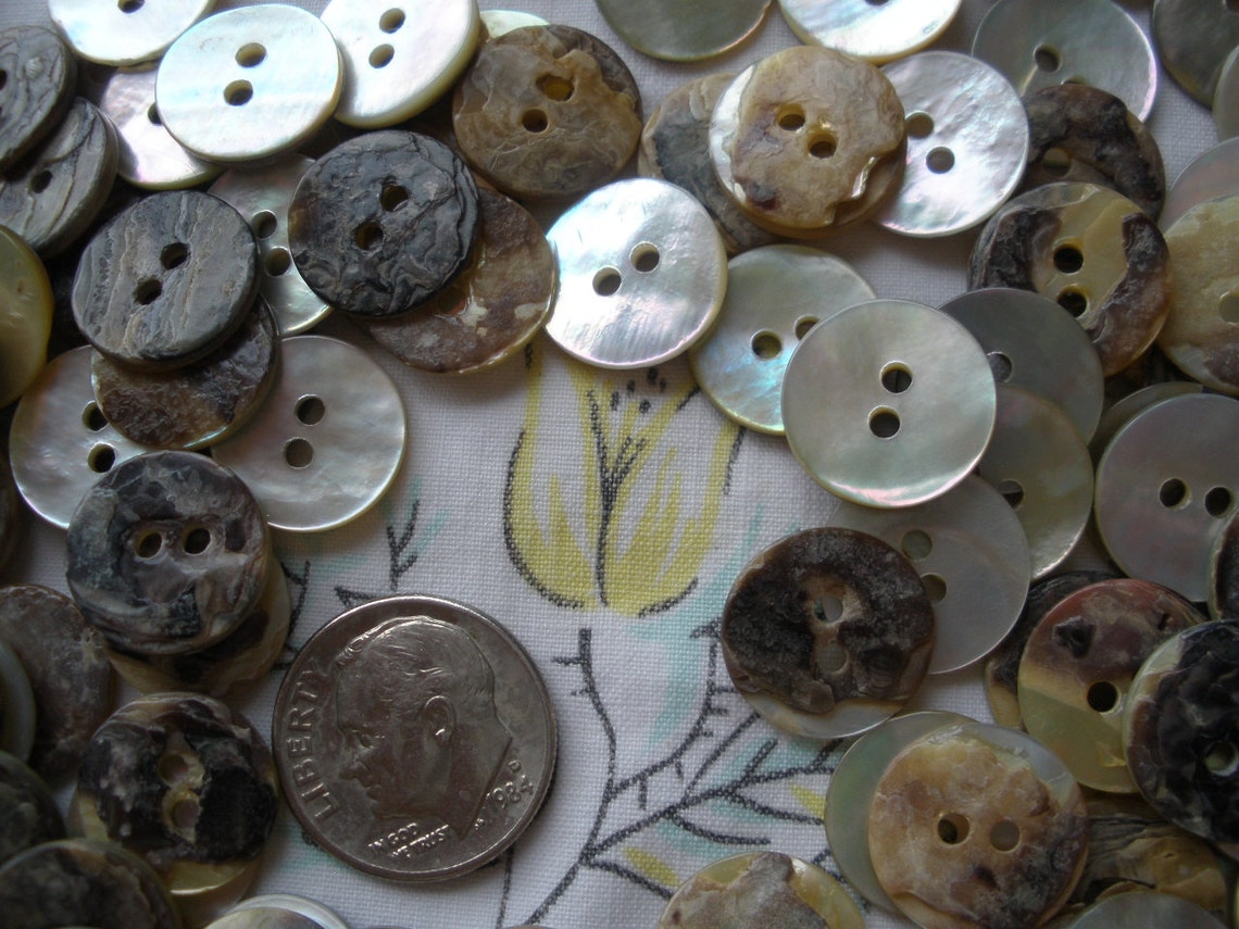 1 Gross Bulk MOP Shell Buttons Natural 13mm 20L 1/2 - Etsy