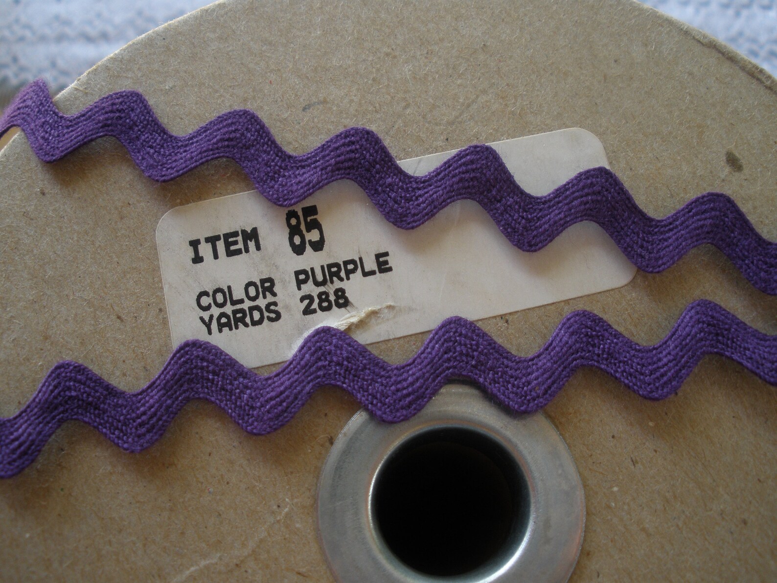 Purple Vintage Cotton Ric Rack Trim choose yards 7/16 | Etsy