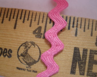 Rick Rack Trim choose yardage Springtime Pink Vintage Ric Rac 5/16" cotton Rick Rack 8MM choose yards yardage candy pink trim