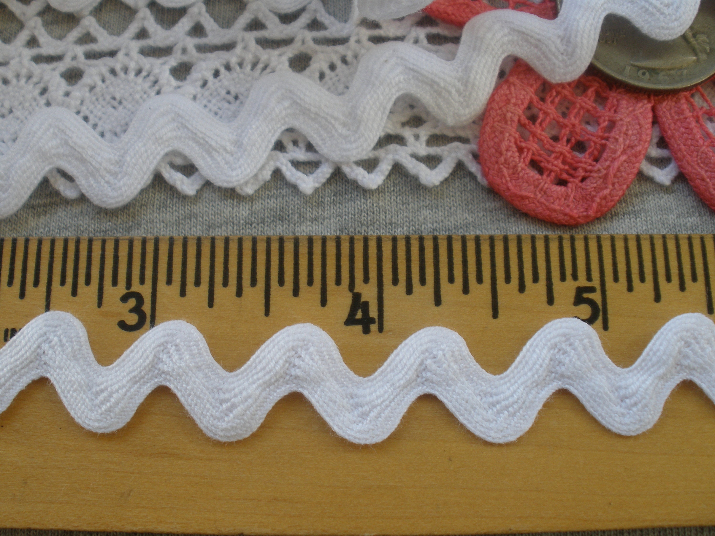 Fab White Cotton Rick Rack Trim Choose Yards 1/2 Ric Rac Etsy