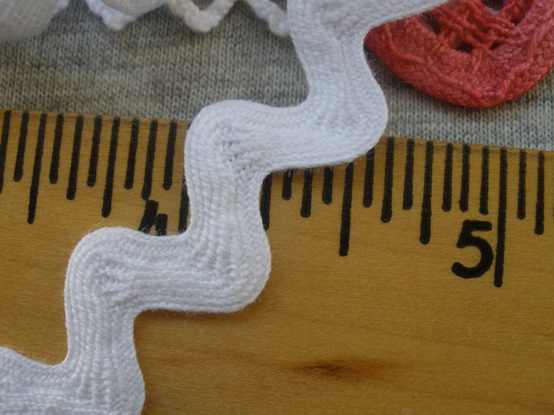 Fab White Cotton Rick Rack Trim Choose Yards 1/2 Ric Rac Etsy
