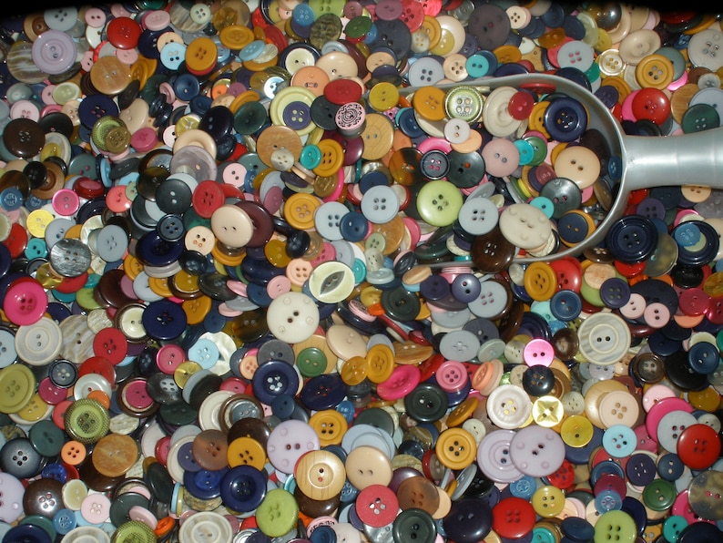 2 Gross Lots Colorful Craft Buttons Plastic All Are 2-hole & 4-hole Sew ...