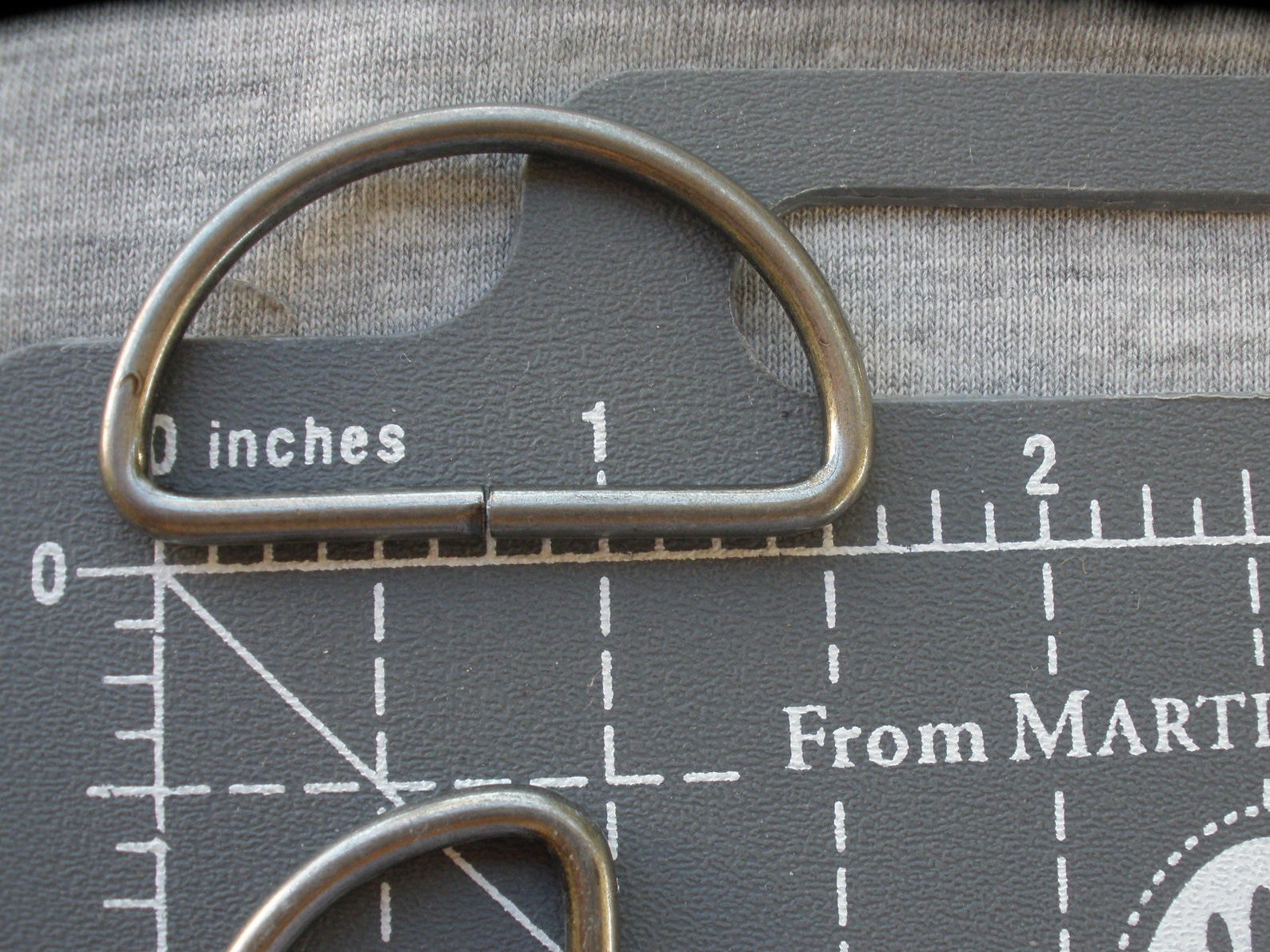 Metal 1.5 Inch Split D Rings D-ring Shiny or Dull Silver or BRONZE ...