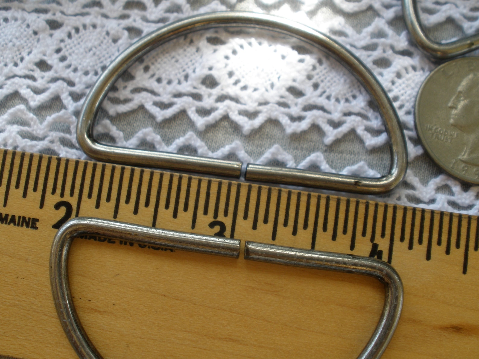 Metal 2 Split D Ring Dring Dee Rings Antique Dull Etsy