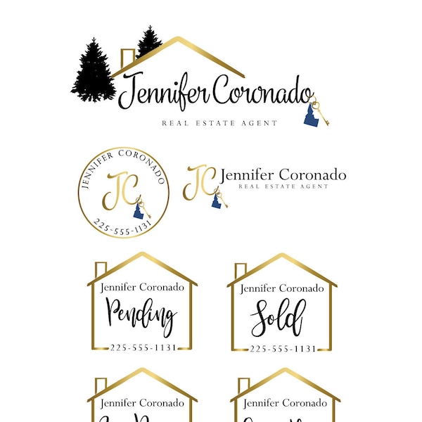 real estate logo designs pine tree logo house logo broker logos real estate logos realty logo real estate logos business card logo