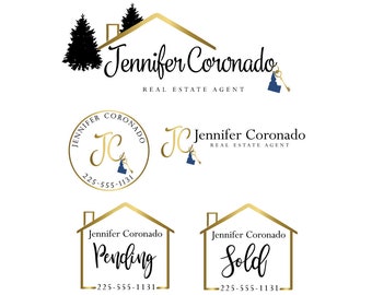 real estate logo designs pine tree logo house logo broker logos real estate logos realty logo real estate logos business card logo