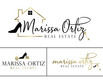 real estate logo realtor logo house & high heels logo real estate broker logo real estate associate logos real estate branding