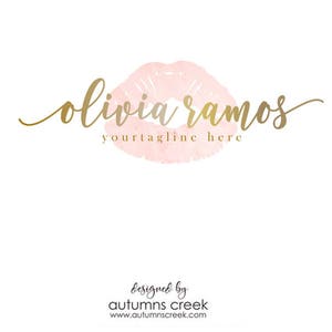 lips logo makeup logo make-up logo makeup logo artist logo makeup Premade Logo lipstick Logo Design Logo for photographer photographer logo