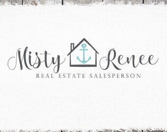 real estate logo logo design house logo home logo realty Logo logos for House Anchor Logo logos Realty Logos premade logo home selling logo