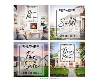 real estate listing images real estate watermarks real estate graphic designs  real estate stamps digital watermarks