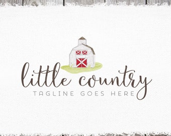 premade logo farm logo barn logo country logo farmhouse logo photography logo shop logo real estate logo vintage logo barnwood logo design