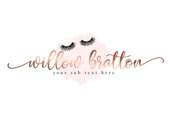 makeup artist logo lash logos eyelash logo lashes logo lash logo eyelashes make-up logo makeup Premade Logo eyelashes logo Logo Design