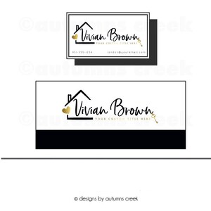 real estate logo design premade logo design business card agent logo broker logos real estate logos associate image 4