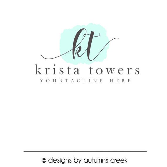 Logo Design Fotografie Logo Vorgefertigte Logos Aquarell Logos Etsy