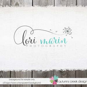 flower logo logo design photography logo premade logo photographer logo premade logo design photography logos and watermarks hand drawn zdjęcie 1