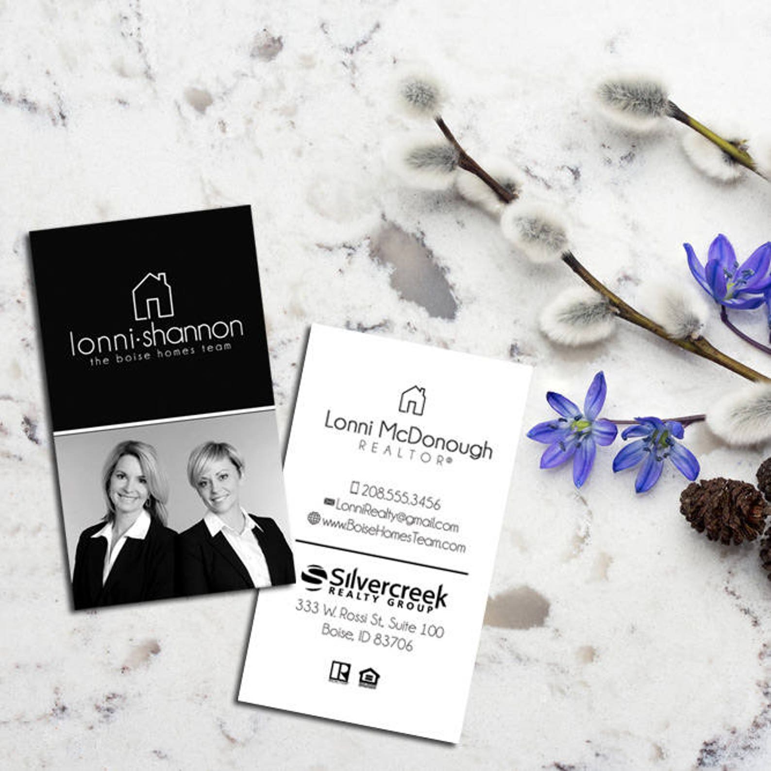 Business Card Design and 2nd Logo Set | Etsy