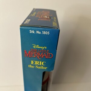 Little Mermaid Eric the Sailor Doll Vtg 1991 Tyco Disney New Sealed In Box image 10