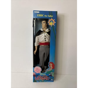 Little Mermaid Eric the Sailor Doll Vtg 1991 Tyco Disney New Sealed In Box image 1