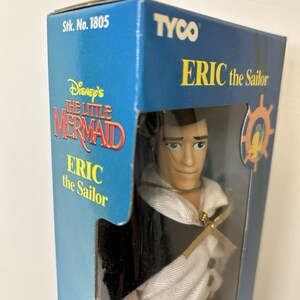 Little Mermaid Eric the Sailor Doll Vtg 1991 Tyco Disney New Sealed In Box image 4
